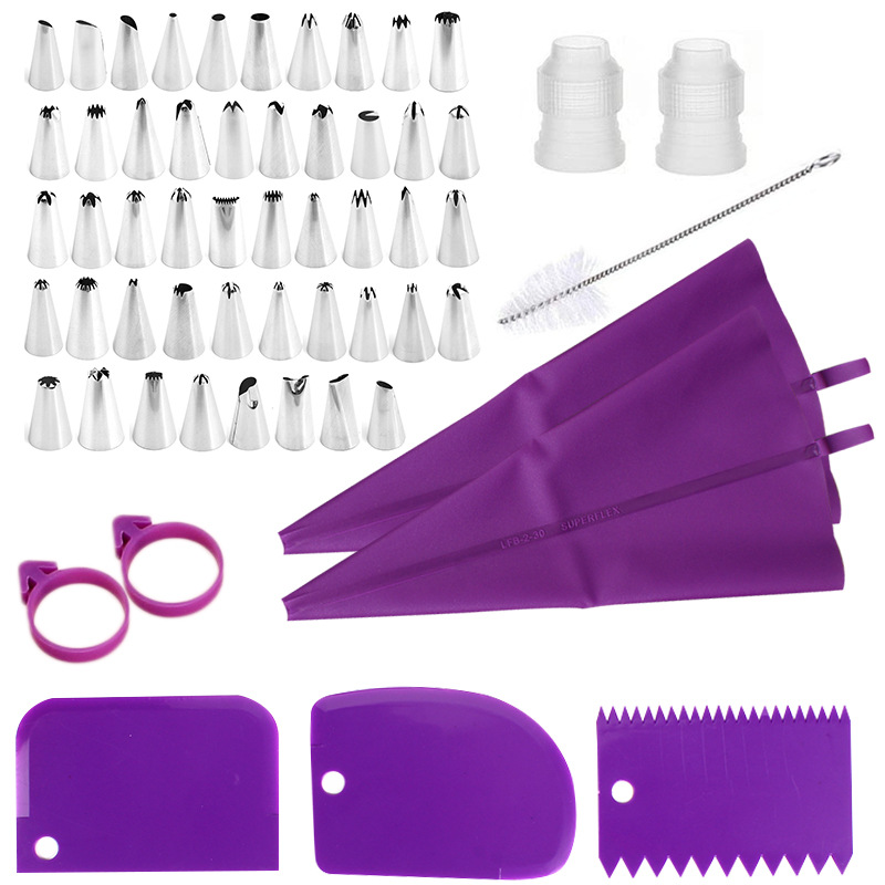 Kitchen Baking Products - Stainless Steel Cake Decorating Nozzle Piping