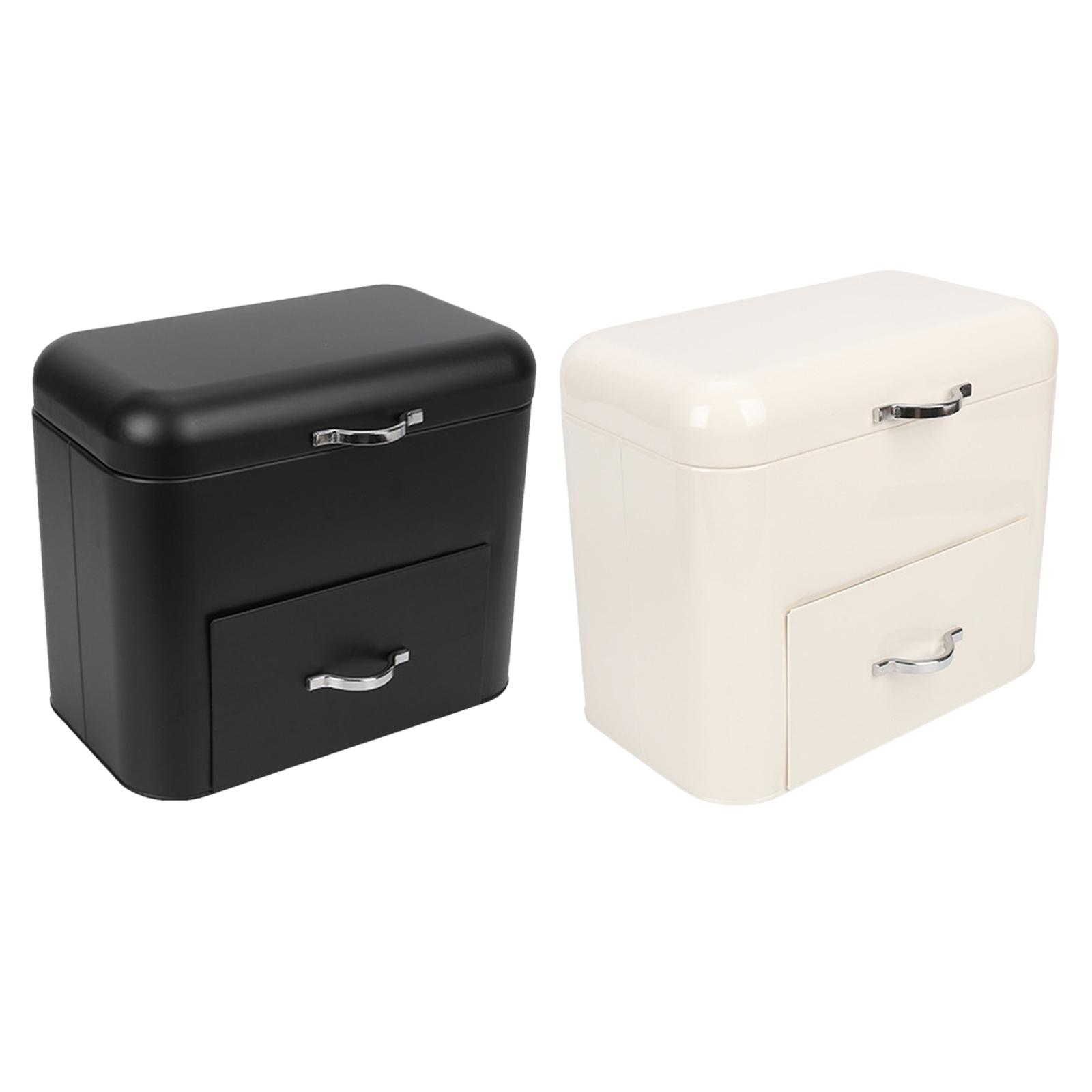 Kitchen Baking Pantry - Bread Box, Iron Large Capacity Storage