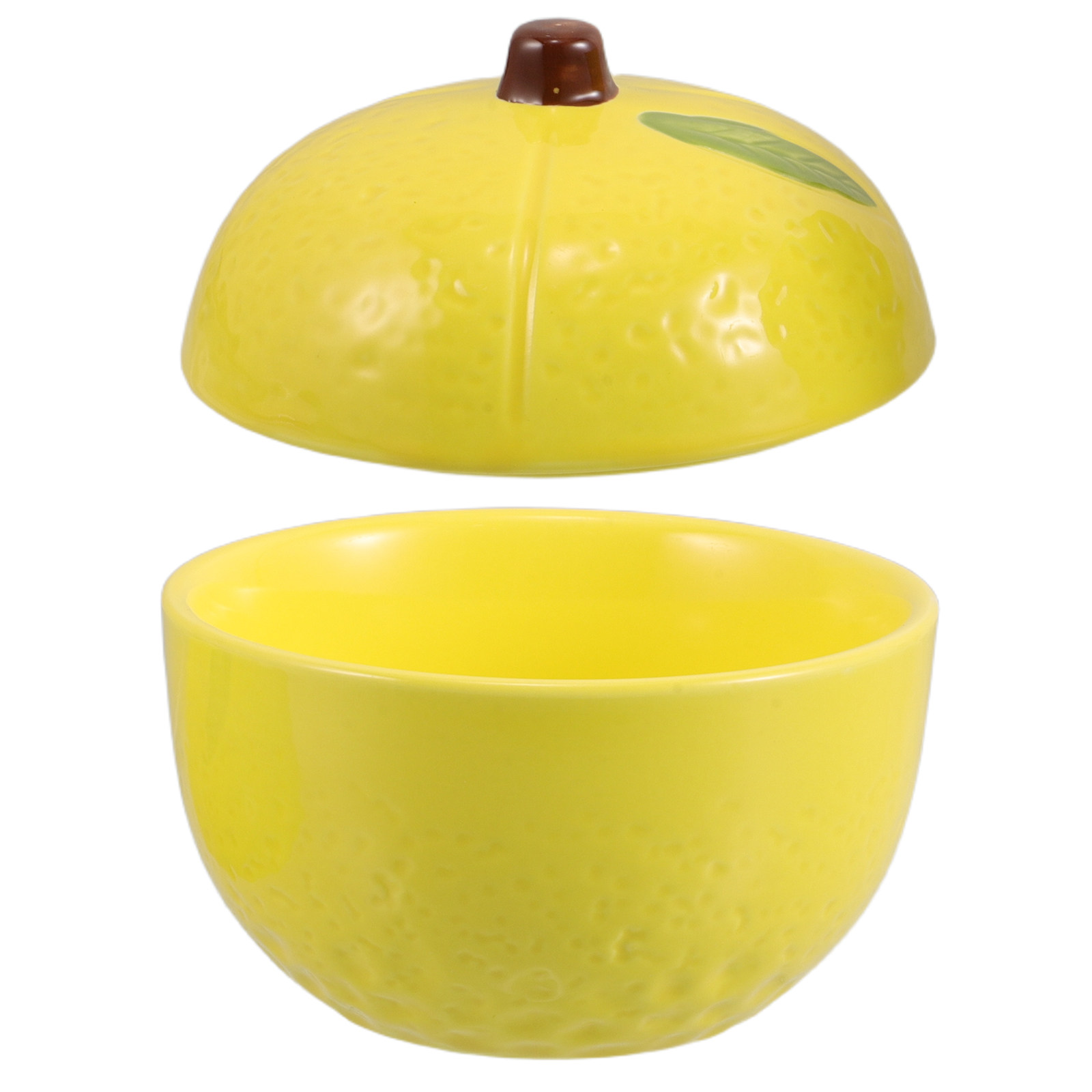 Kitchen Baking Canisters - Ceramic Fruit Shape Storage Jar Lemon