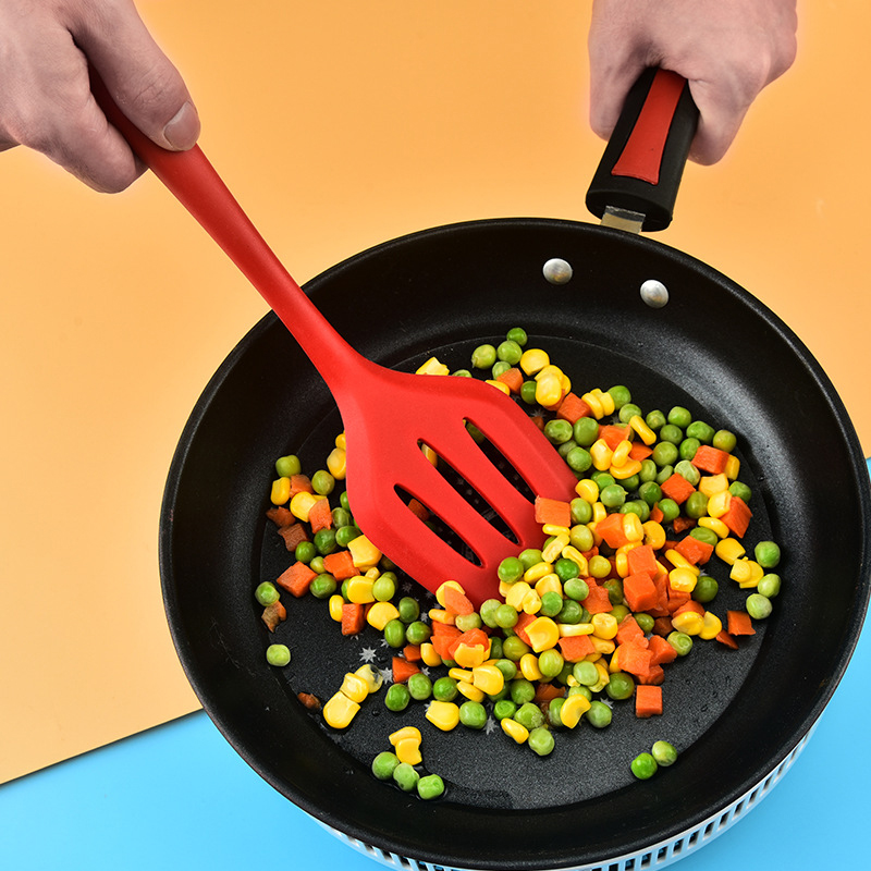 Silicone Turner Spatula Fried  - Offset Spatula Set ulasan dan harga