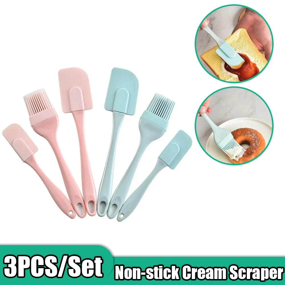 3Pcs Non-Stick Silicone Cream  - Kitchen Baking Mixer ulasan dan harga