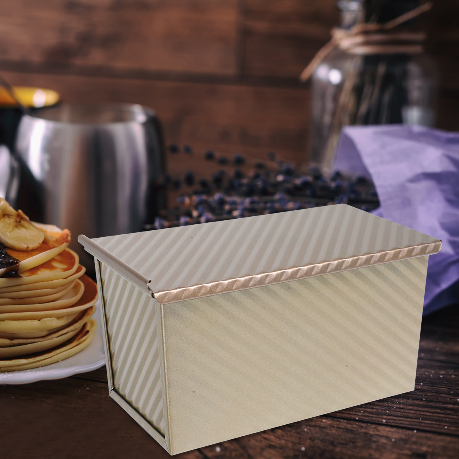 Rectangular Wave Pattern Toast - Kitchen Baking Pans ulasan dan harga