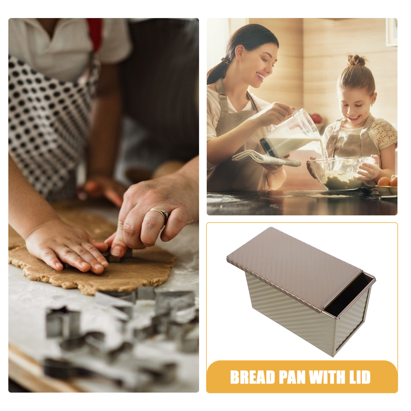 Rectangular Wave Pattern Toast - Kitchen Baking Pans ulasan dan harga