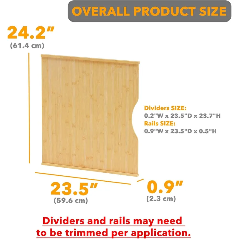 6 Pack Tray Dividers for Cabin - Kitchen Baking Sheet Organizer ulasan dan harga