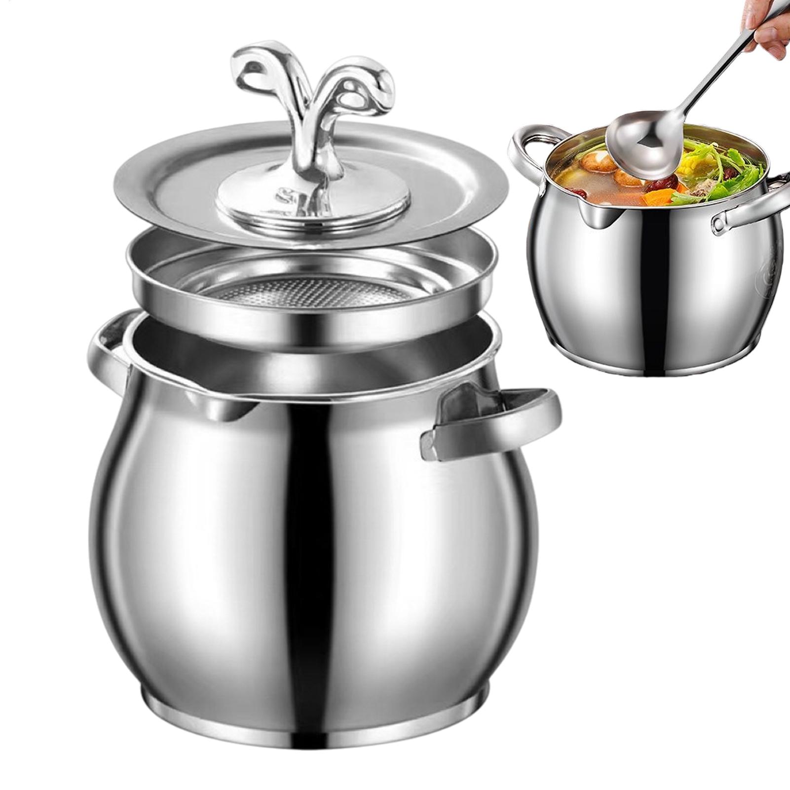 Grease Container Stainless Ste - Kitchen Baking Canisters ulasan dan harga