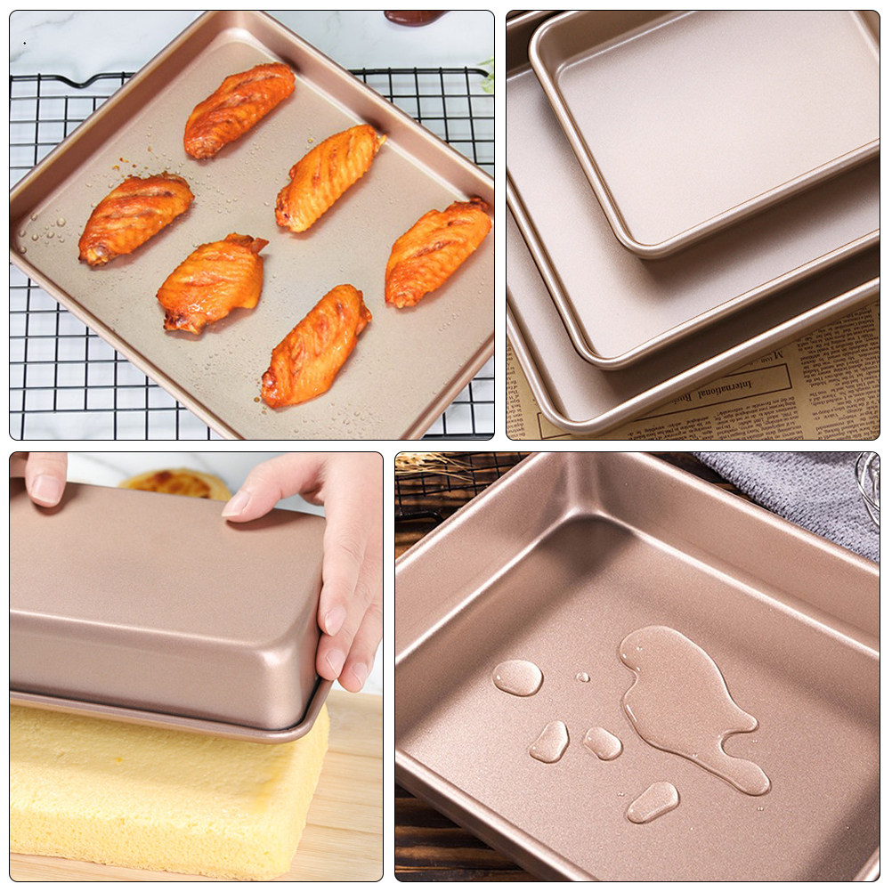 Non-Stick Square Cake Pan Baki - Kitchen Baking Pans ulasan dan harga