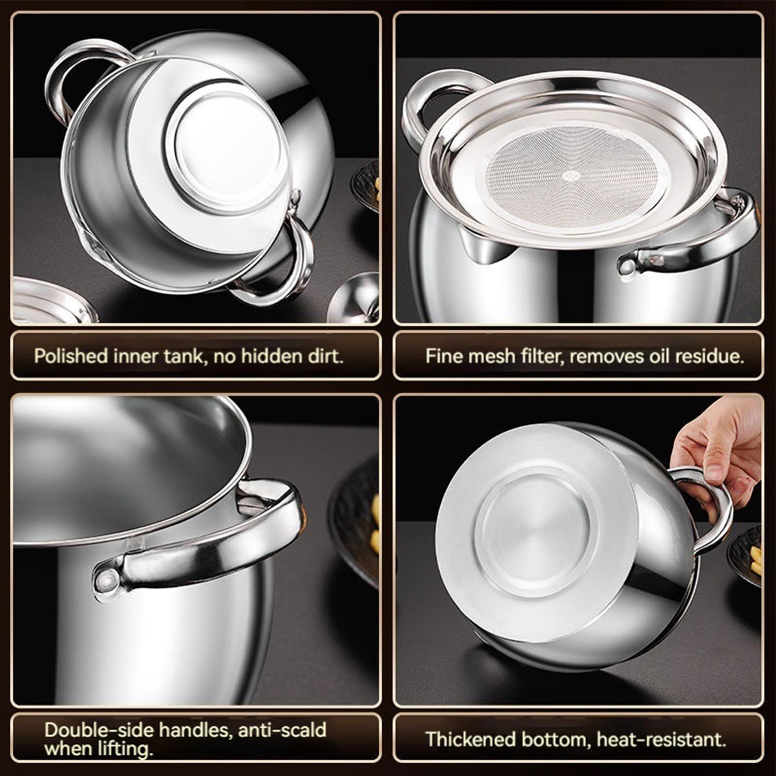 Stainless Steel Bacon Grease S - Kitchen Baking Canisters ulasan dan harga