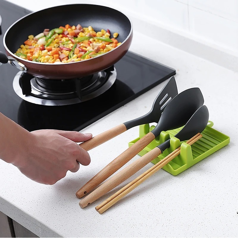 Plastic Spoon Spatula Holder K - Offset Spatula Set ulasan dan harga