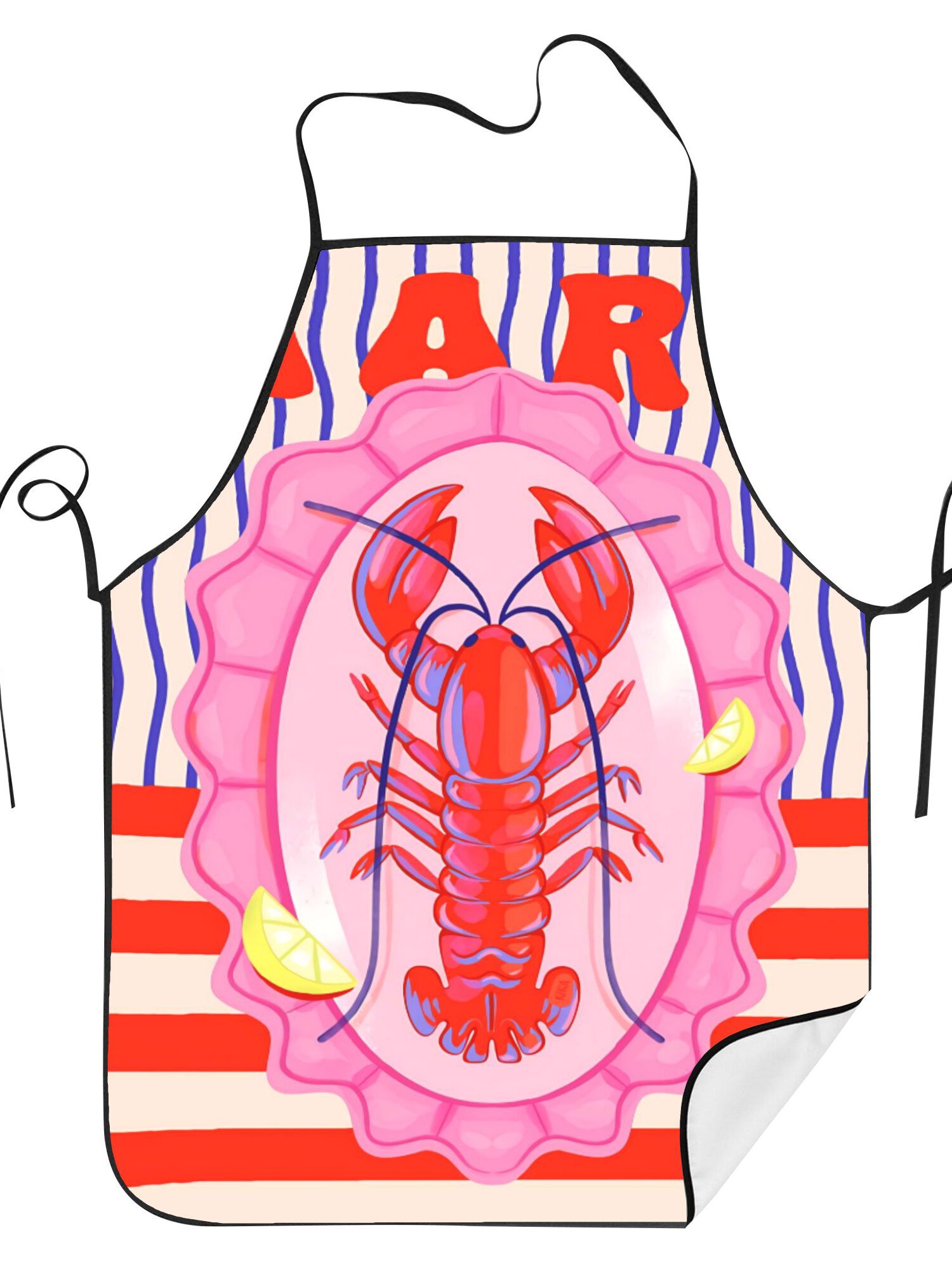 Retro Lobster Print Kitchen Ap - Kitchen.Baking Labels ulasan dan harga