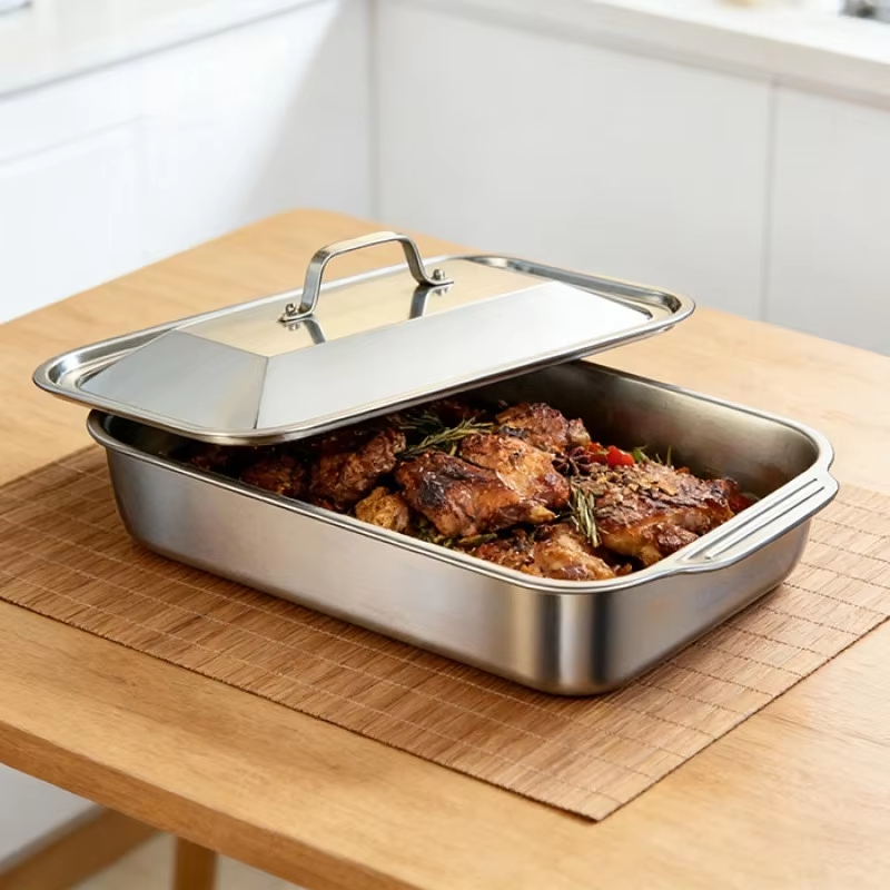 Stainless Steel Deep Baking Pa - Kitchen Baking Pans ulasan dan harga