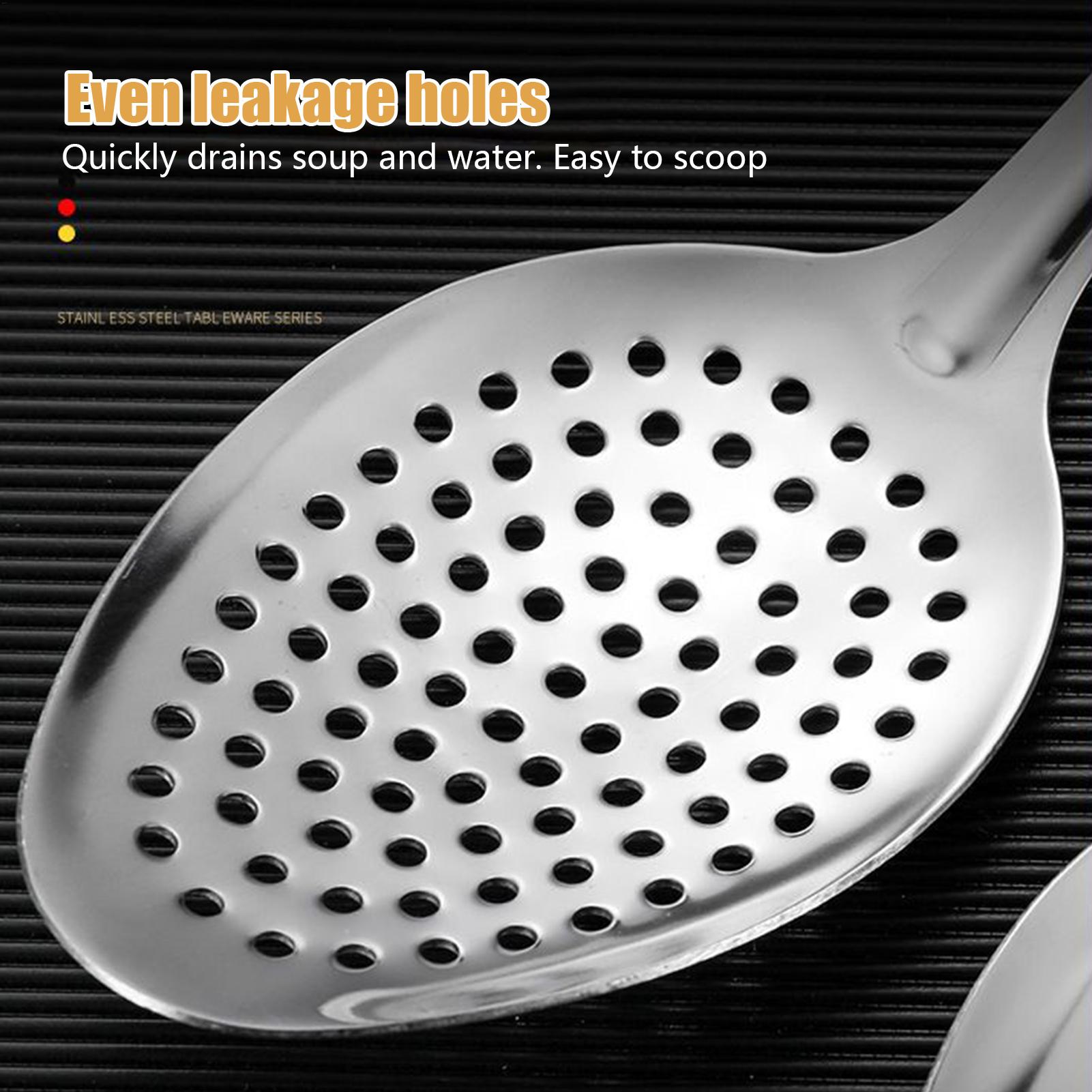 New Metal Slotted Spoon Stainl - Offset Spatula Set ulasan dan harga