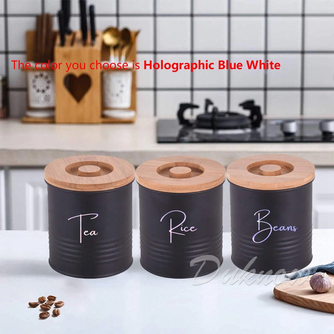 Kitchen Organization Canister  - Kitchen.Baking Labels ulasan dan harga