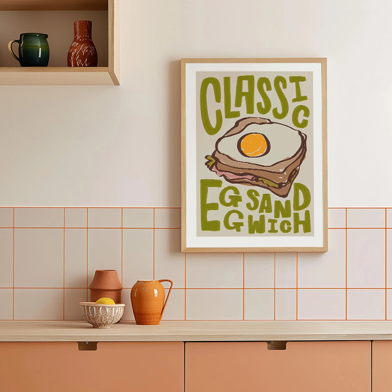 Bake Cake Kitchen Bread Coffee - Kitchen Baking Wall Art ulasan dan harga