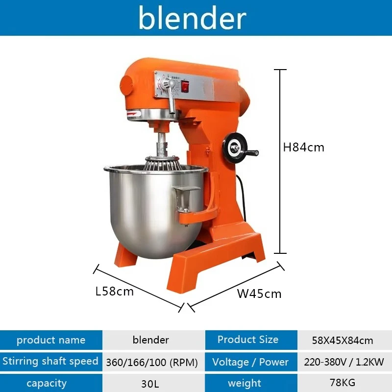 30L Bread Milk Bakery Cake Dou - Kitchen Baking Mixer ulasan dan harga