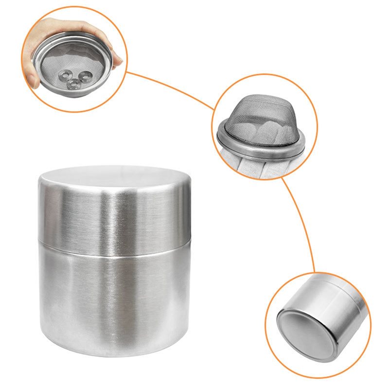 AB66-Stainless Steel Matcha Po - Kitchen Baking Canisters ulasan dan harga