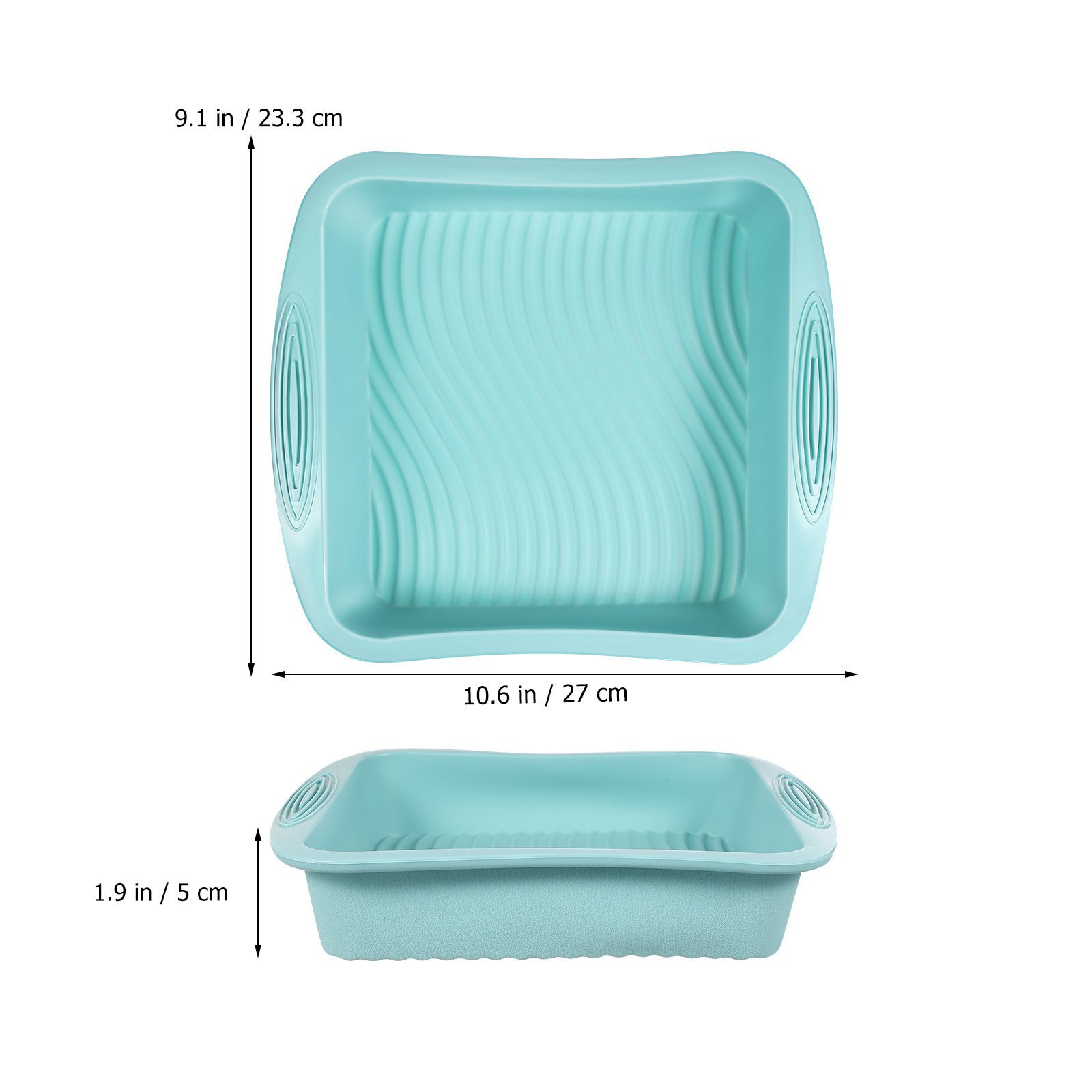 Silicone Baking Tin Square Cak - Kitchen Baking Pans ulasan dan harga