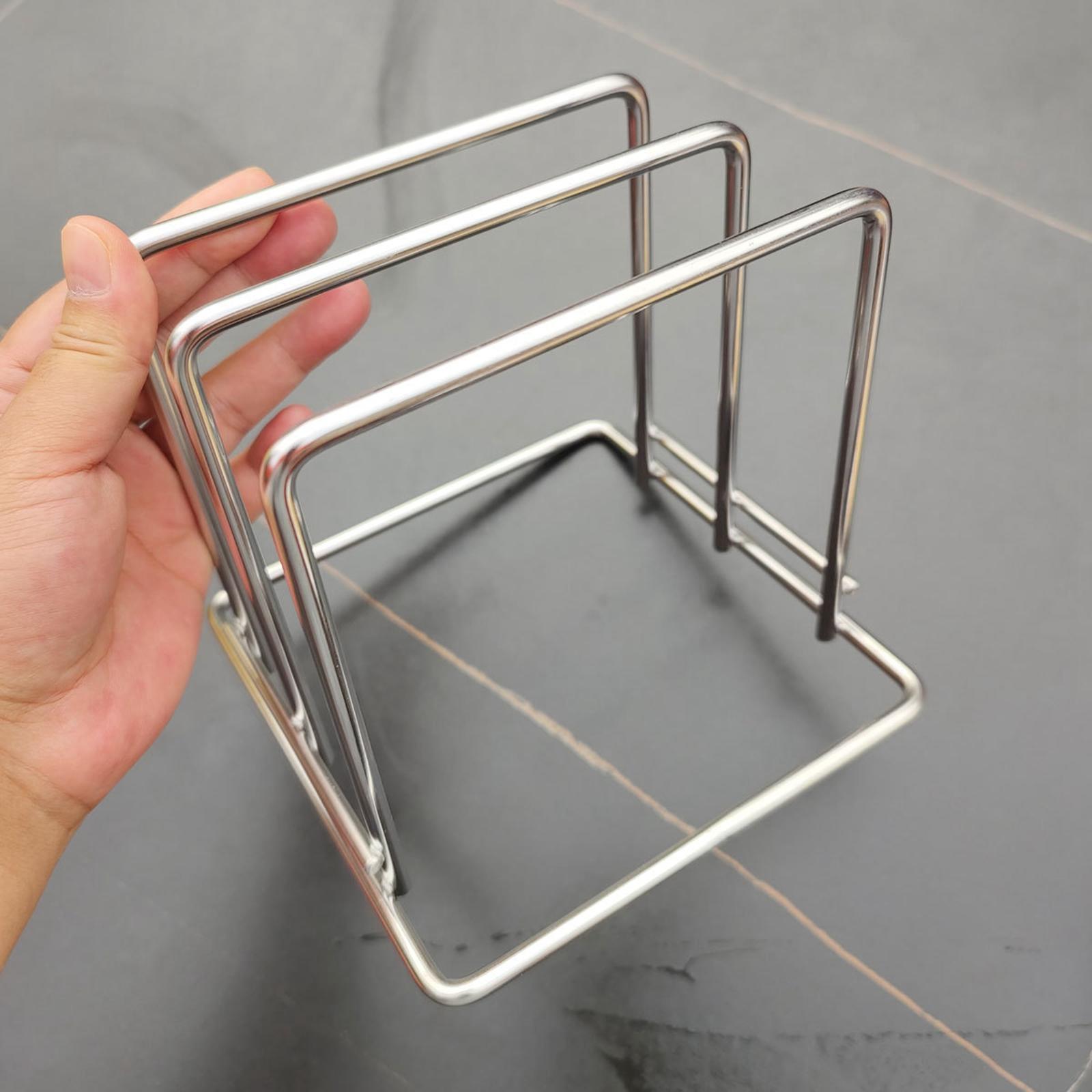 Cutting Board Rack Stainless S - Kitchen Baking Sheet Organizer ulasan dan harga