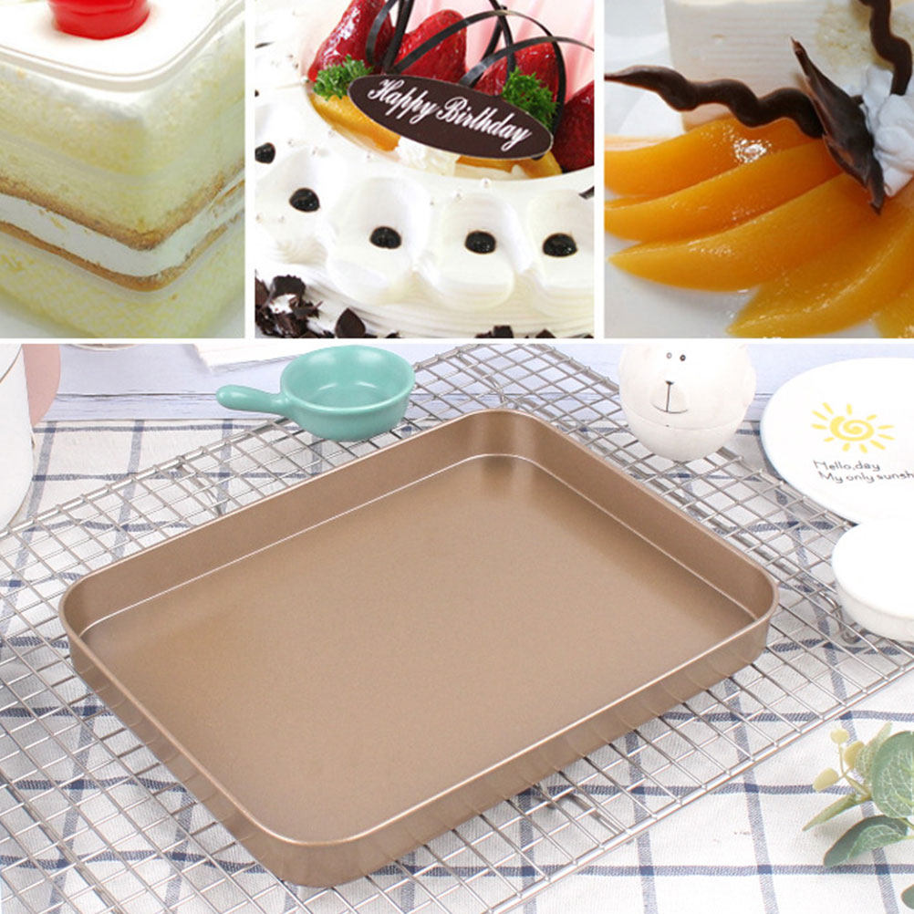 Carbon Steel Rectangular Cake  - Kitchen Baking Pans ulasan dan harga