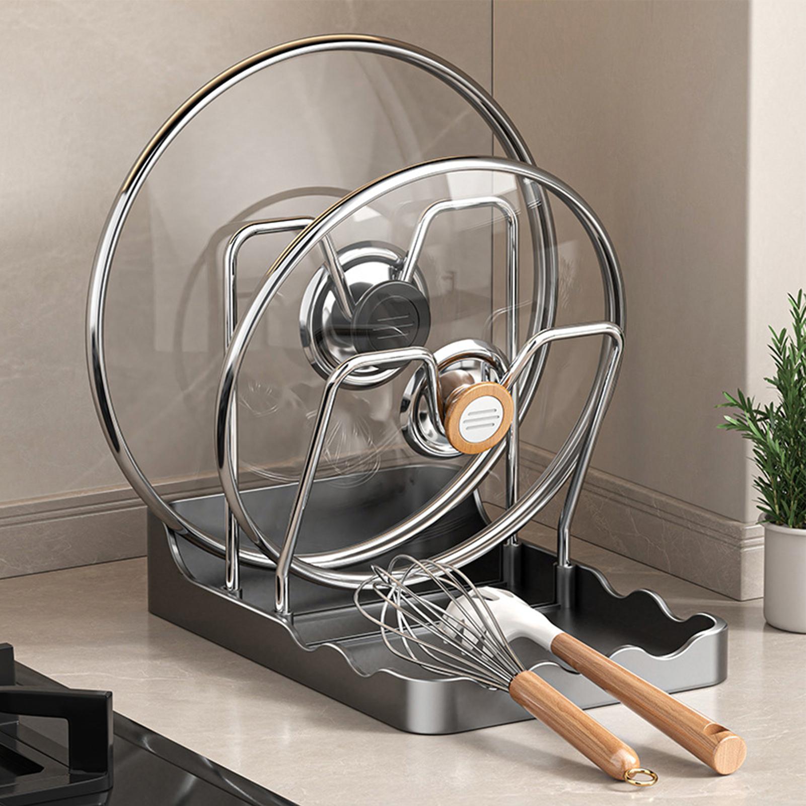 Pot Lid Organizer Vertical Spo - Kitchen Baking Pantry ulasan dan harga