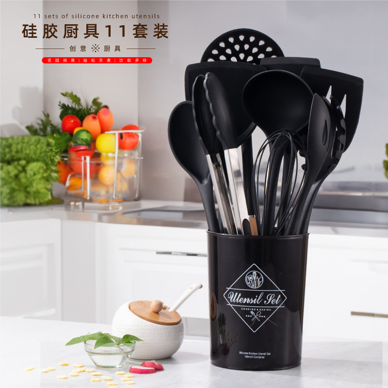 Silicone Cooking Utensils Set  - Offset Spatula Set ulasan dan harga