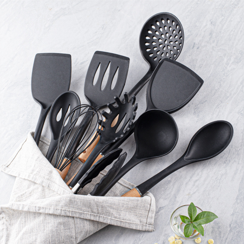 Silicone Cooking Utensils Set  - Offset Spatula Set ulasan dan harga